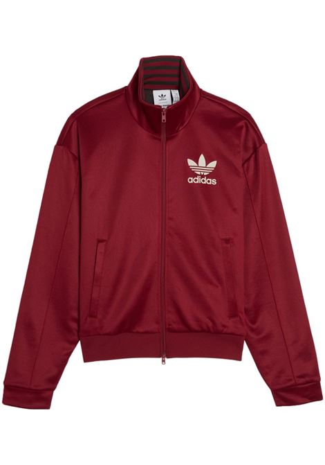 track jacket woman burgundy in polyester ADIDAS | JJ2933BURGUNDY